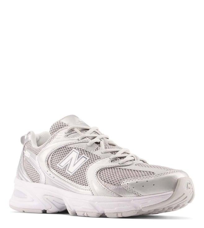 new balance unisex mr530rs silver metal sneakers