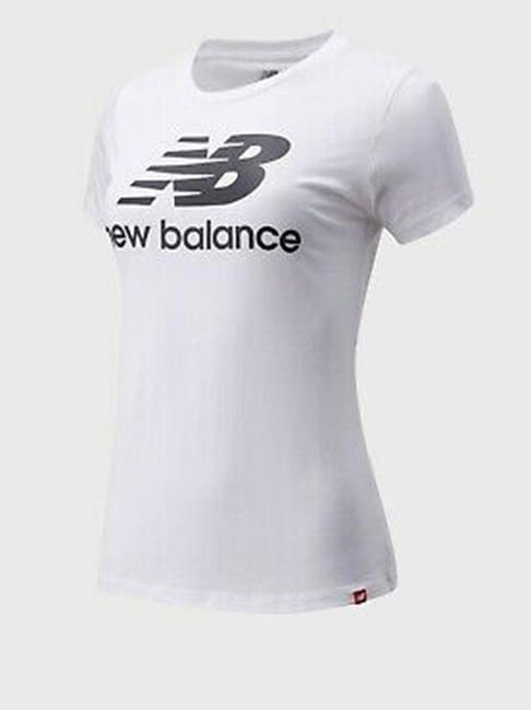 new balance white round neck t-shirt