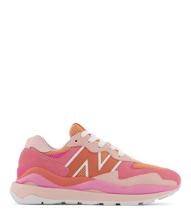 new balance women's 57/40 natural pink sneakers