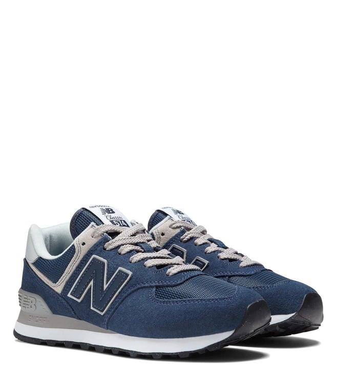 new balance women's 574 encap navy sneakers