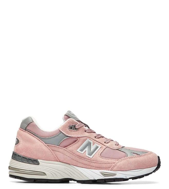 new balance women's 991 pink sneakers