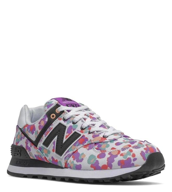 new balance women 574 blue sneakers