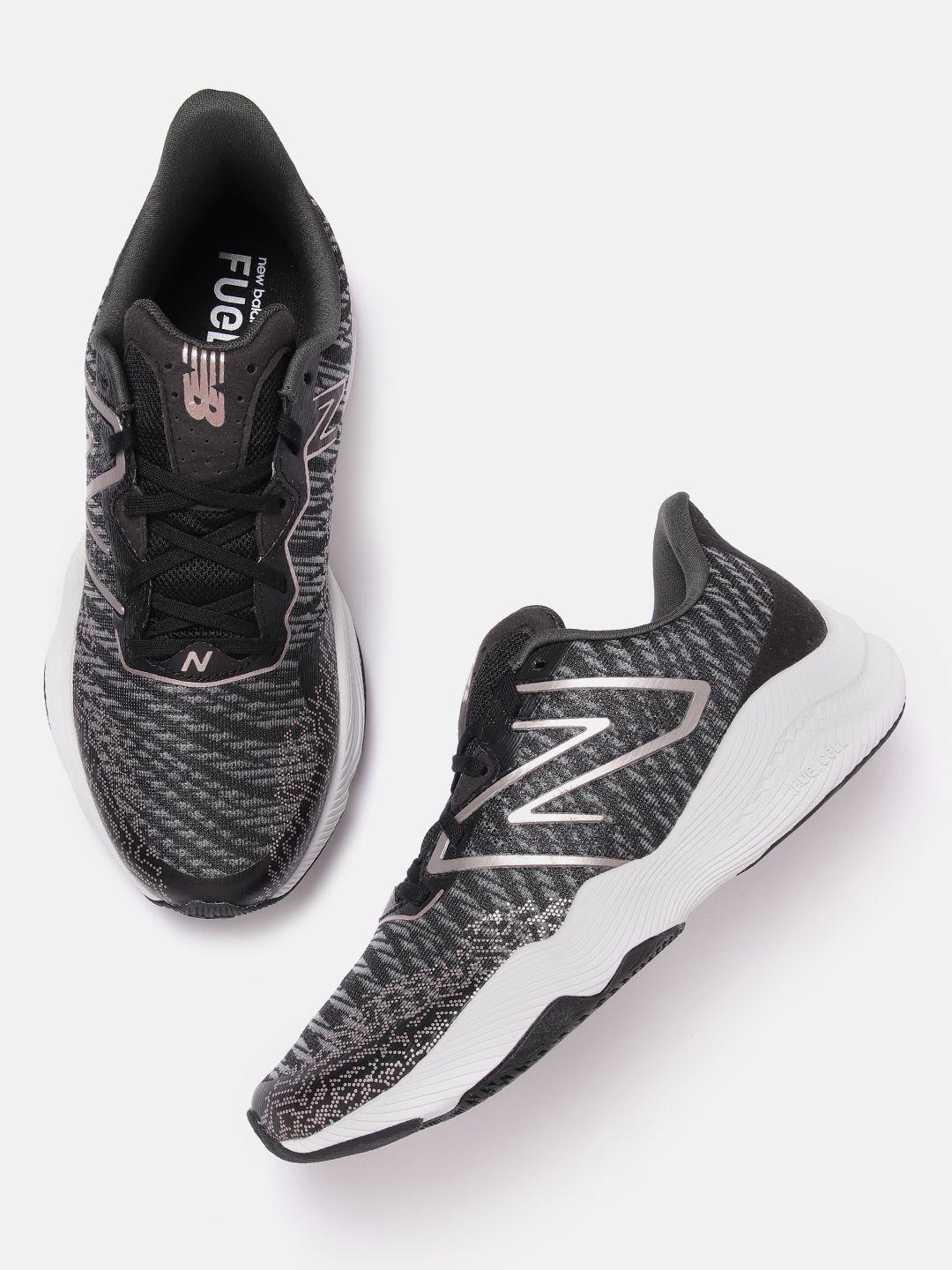 new balance women woven design running shoes