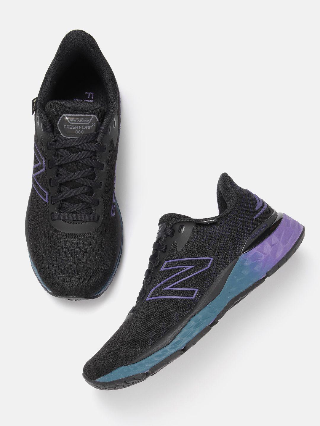 new balance women woven design running shoes