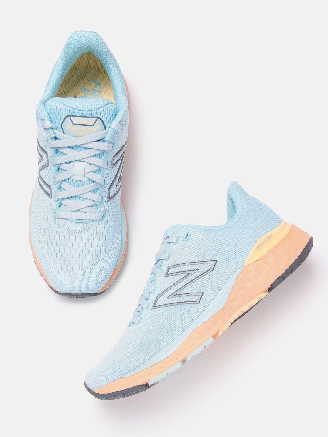 new balance women woven design running shoes