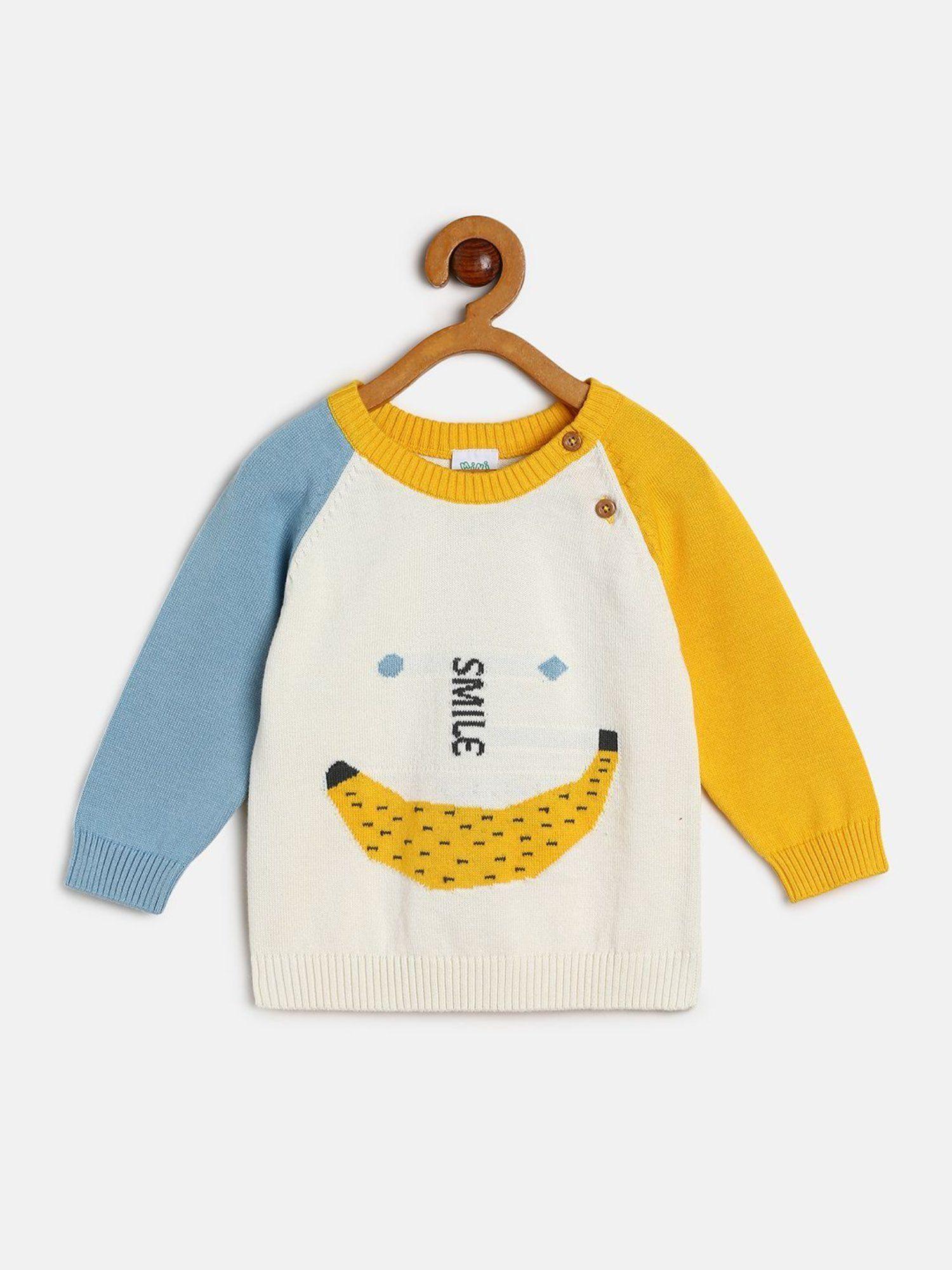 new born and baby boys colorblock sweater