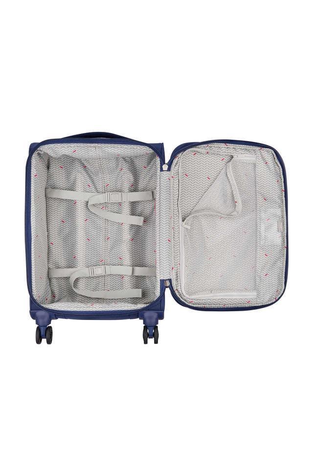 new destination polyester 8 wheels soft luggage trolley