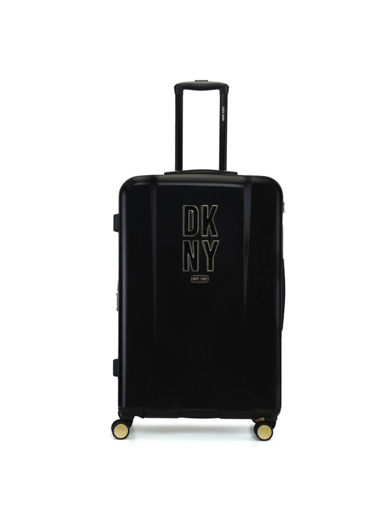 new era black abs & pc hard luggage bag