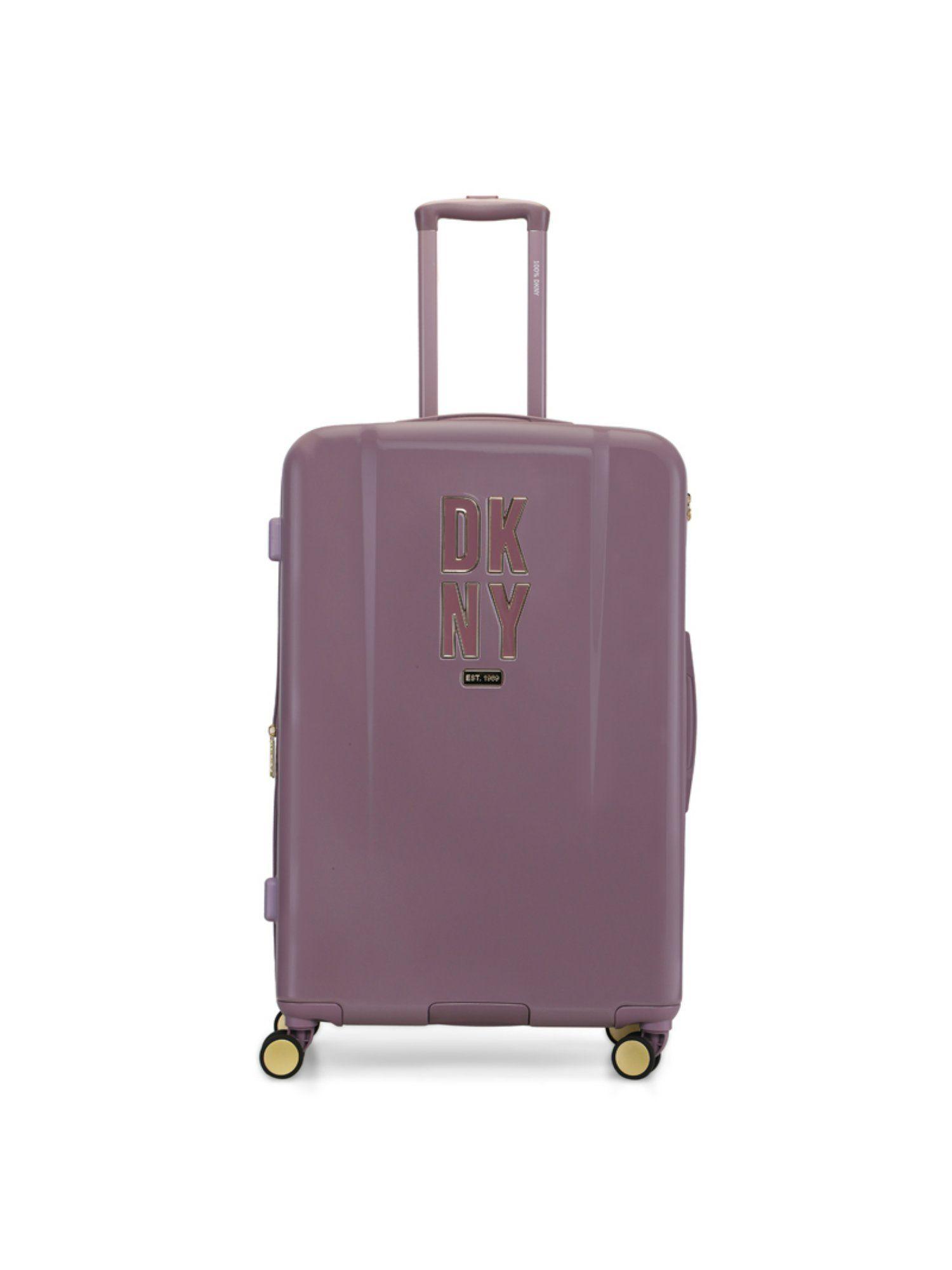 new era french mauve abs & pc hard luggage bag