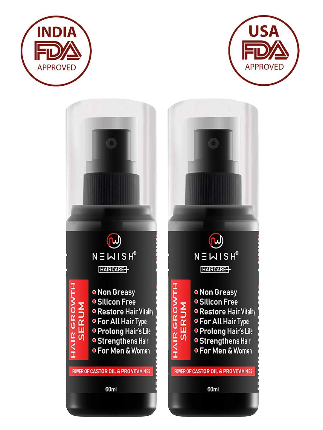 newish pack of 2 hair growth vitalizer serums with biotin