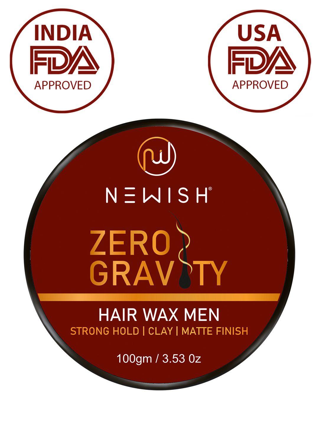 newish unisex white zero gravity strong hold hair wax 100 gm
