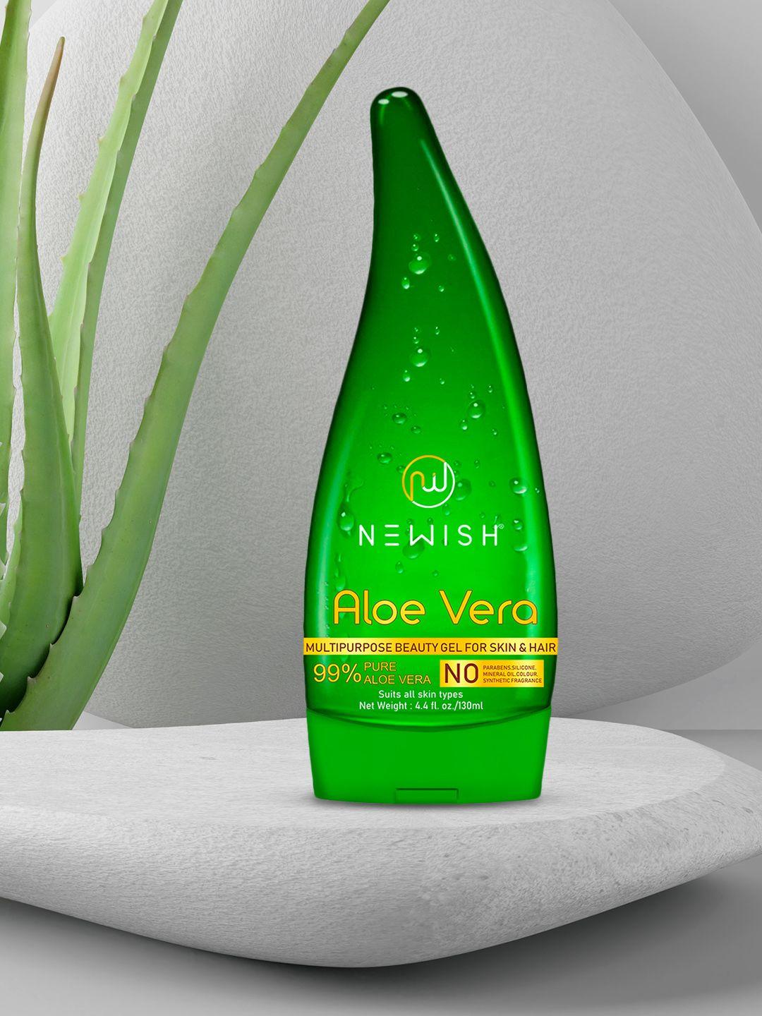 newish pure aloe vera gel for face & hair 130 ml