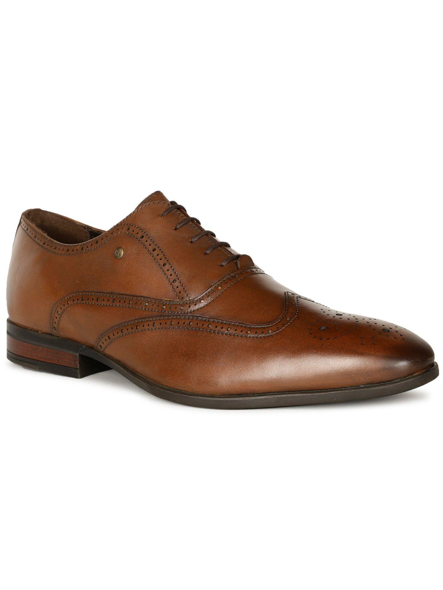 newyork - brogue lace up for men (brown)