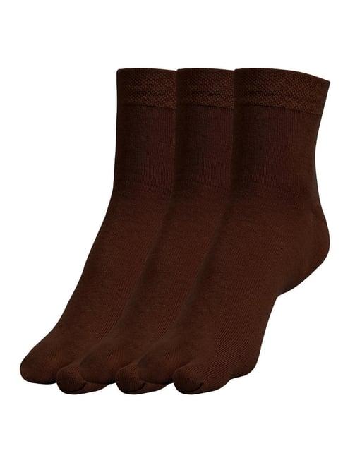 next 2 skin brown socks (pack of 3)