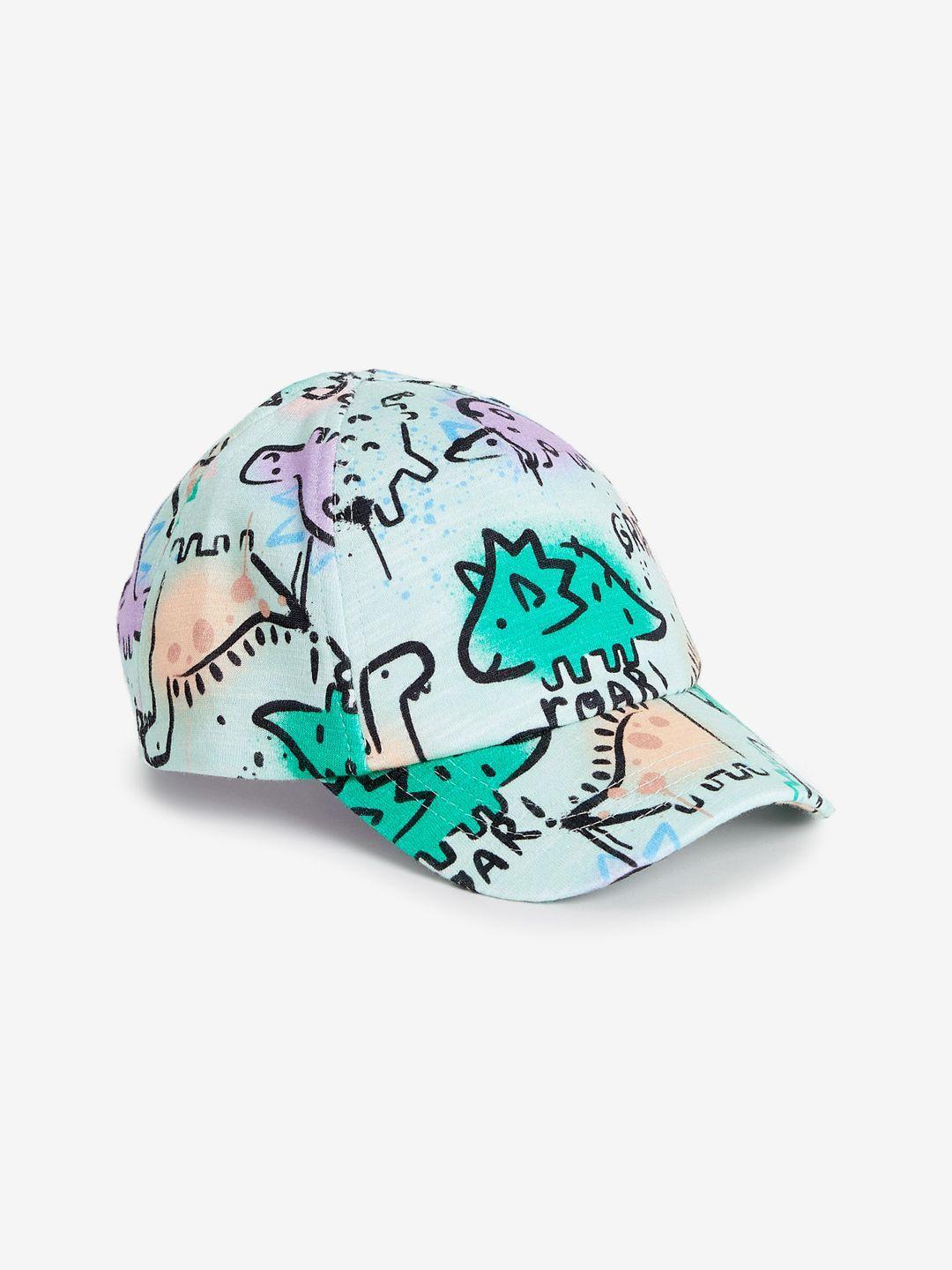 next boys pure cotton conversational print baseball cap