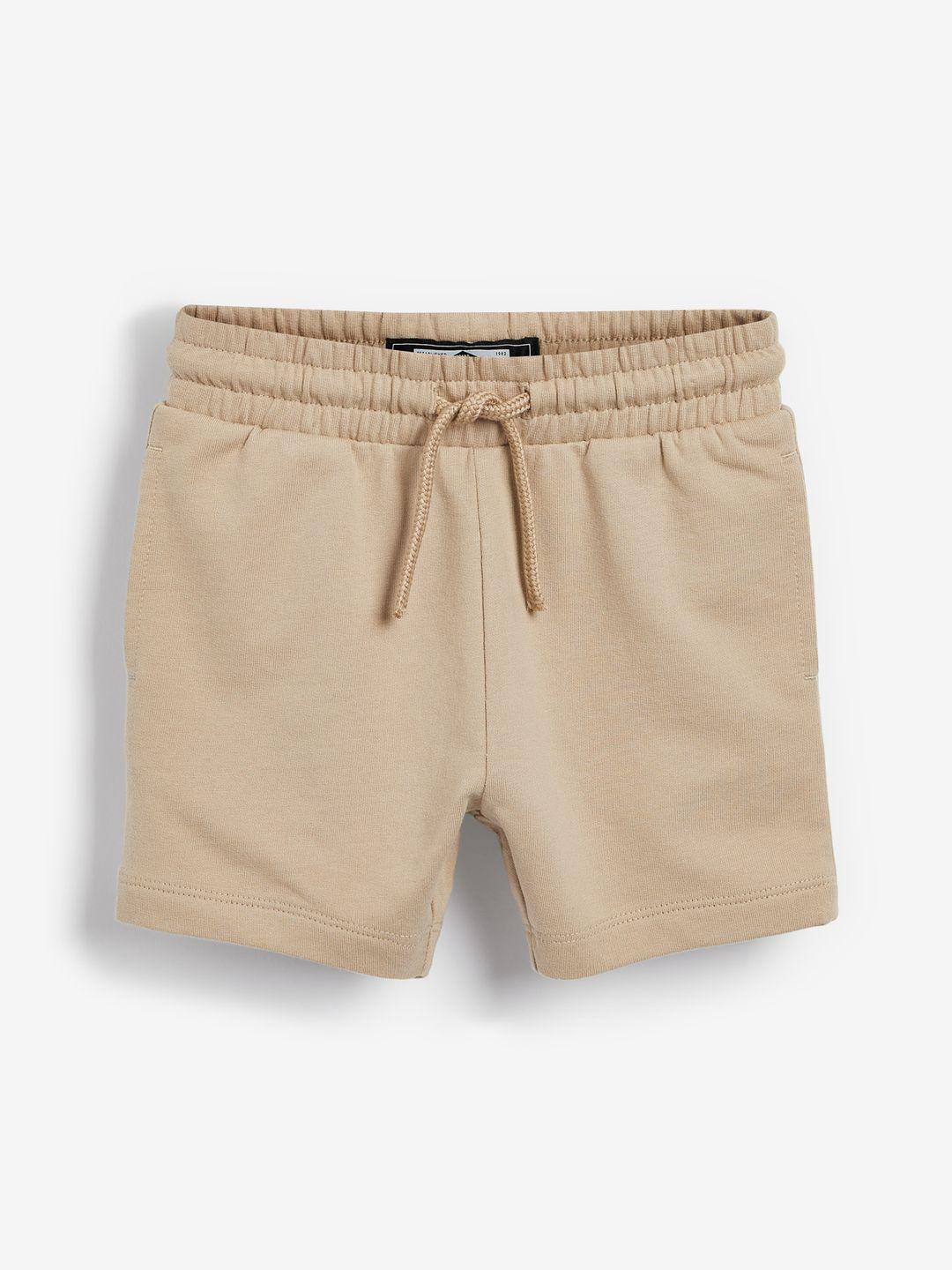 next boys pure cotton high-rise shorts