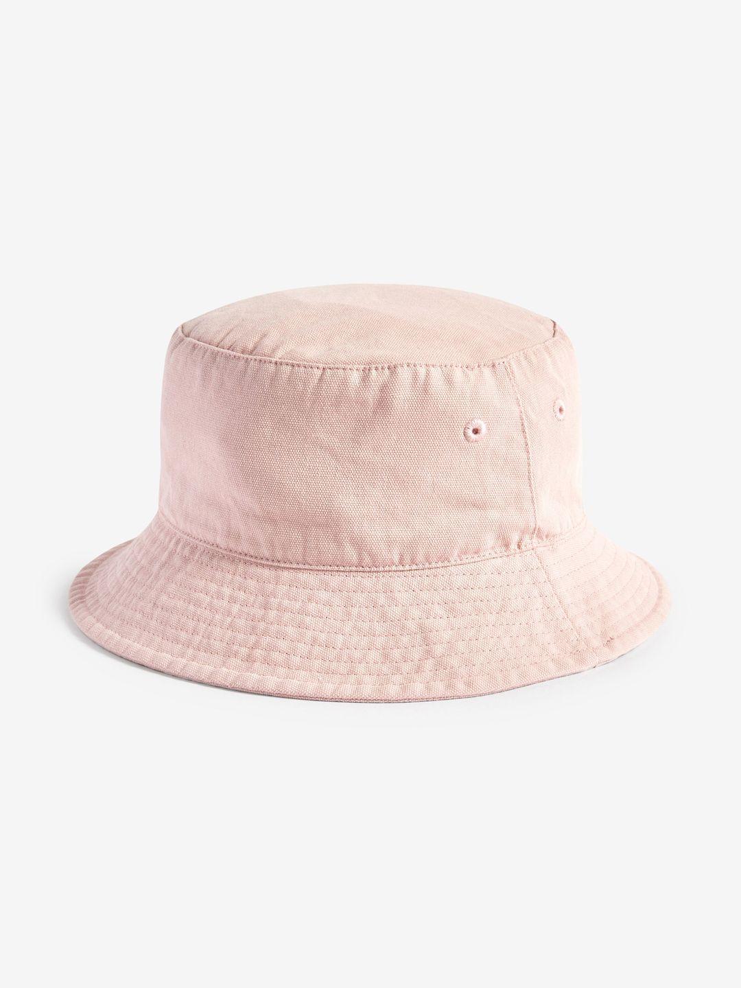 next girls solid cotton bucket hat