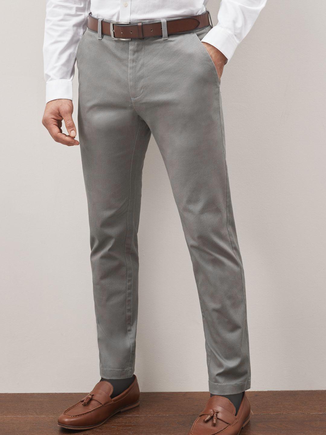 next men geometric formal trousers