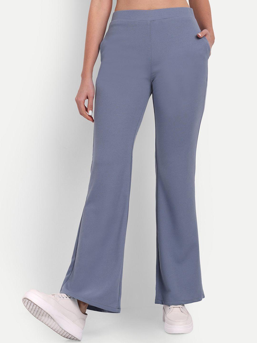 next one women relaxed fit bootcut high-rise trousers
