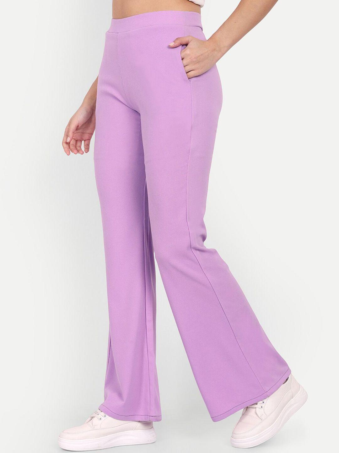 next one women relaxed flared high-rise trousers