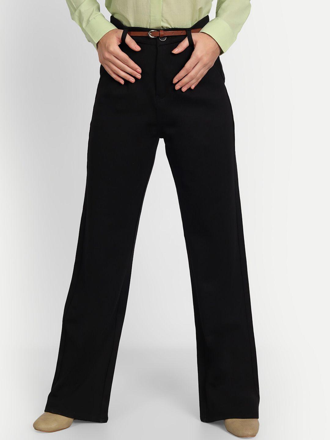 next one women relaxed straight leg loose fit high-rise easy wash trousers