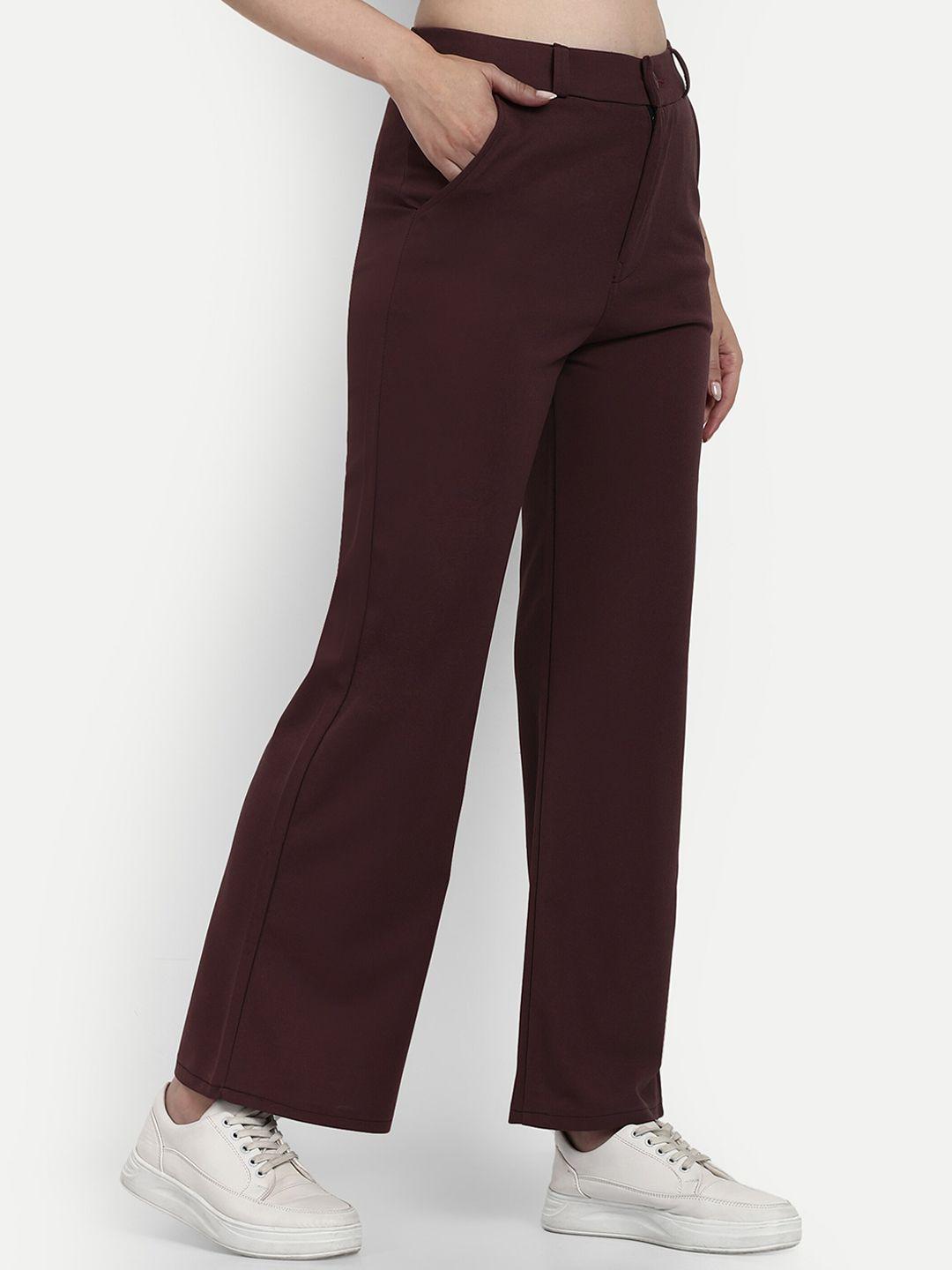 next one women smart loose fit high-rise easy wash stretchable parallel trousers