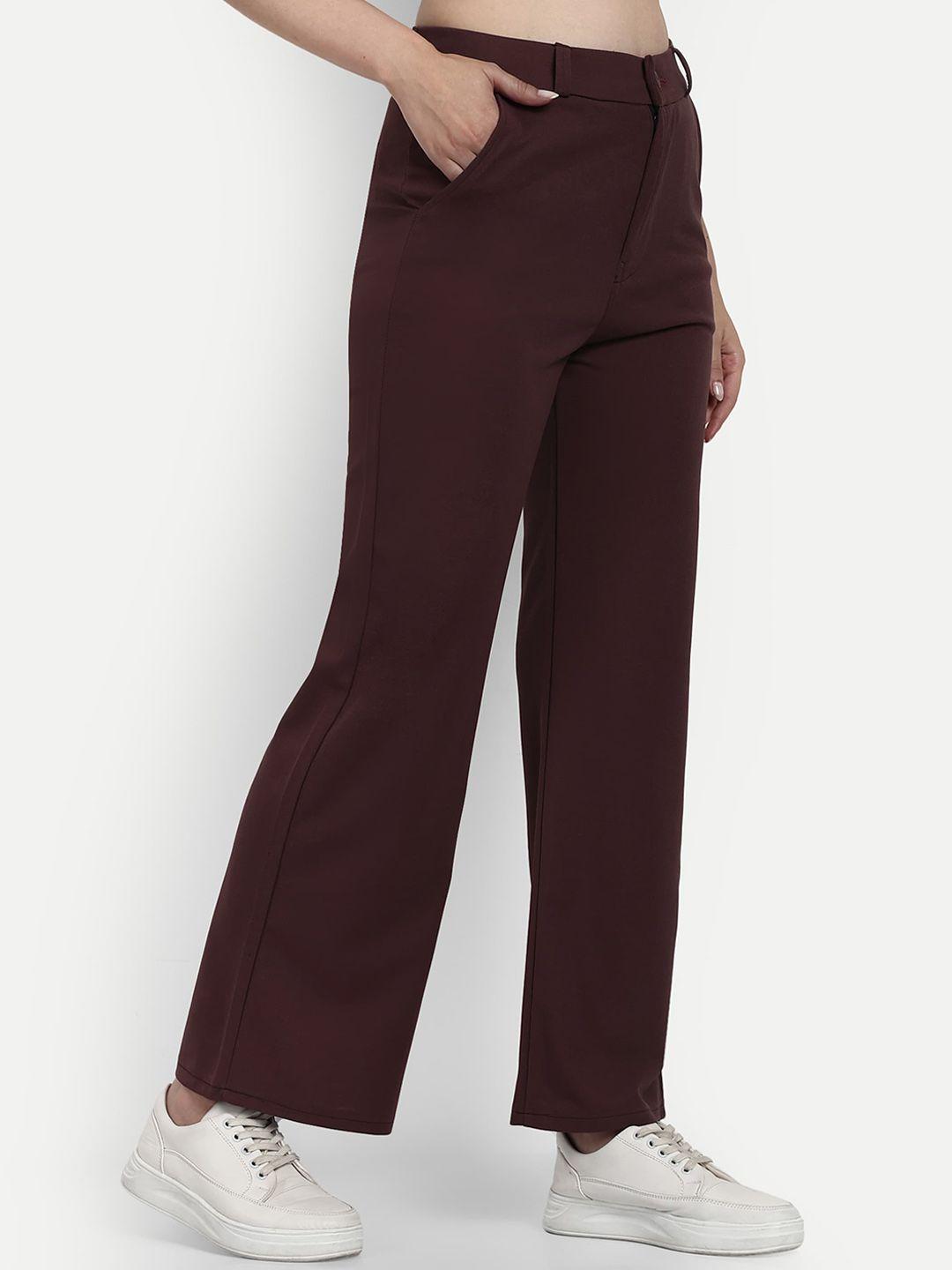 next one women smart loose fit mid-rise easy wash parallel trousers