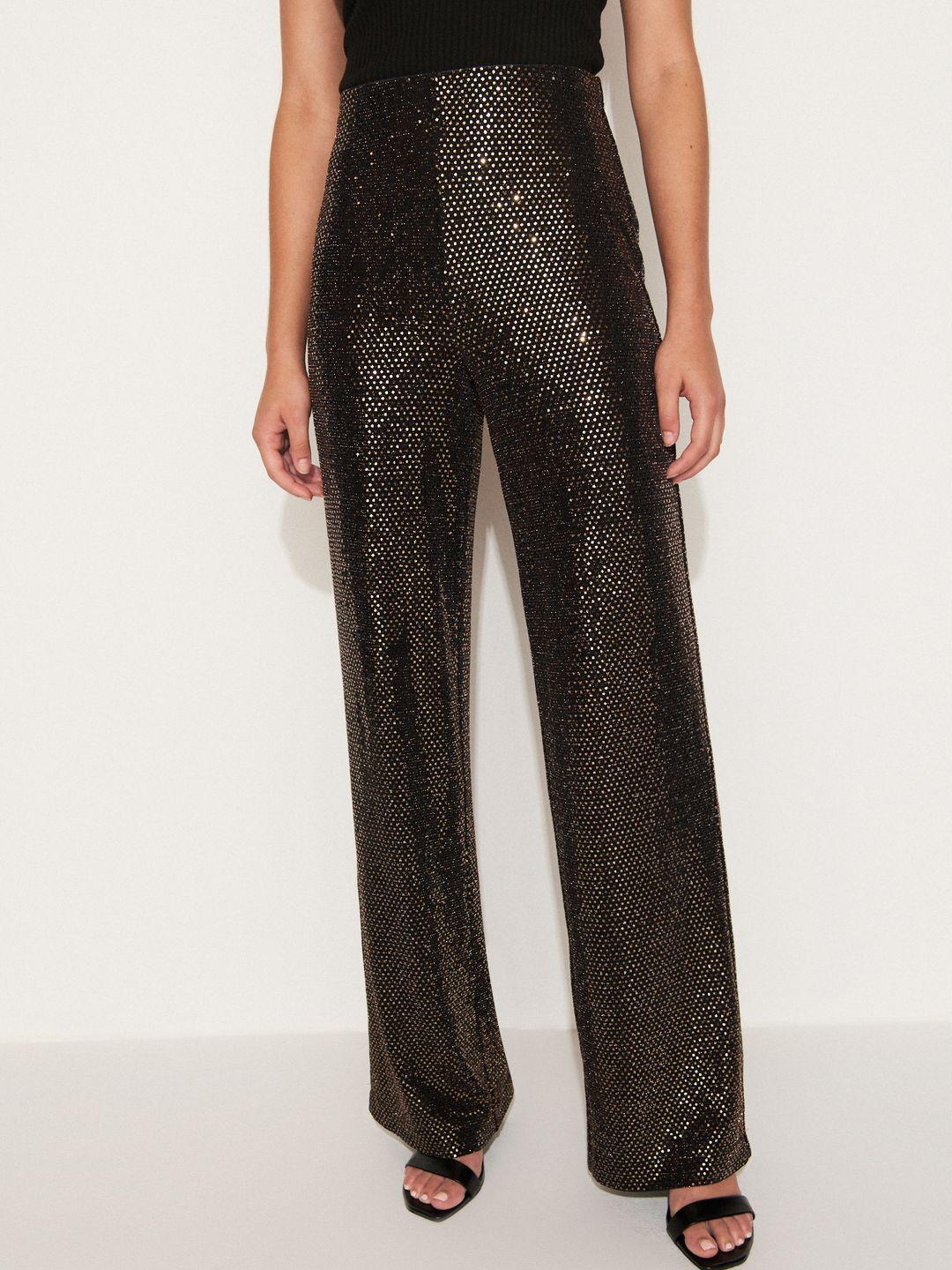 next women embellished trousers