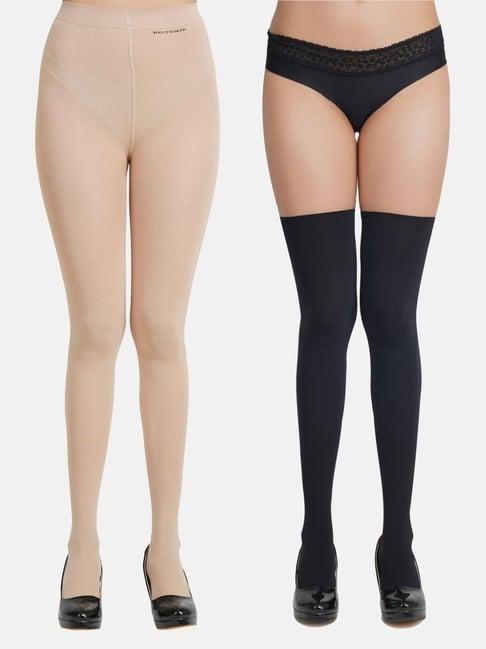next 2 skin multicolor stockings (pack of 2)