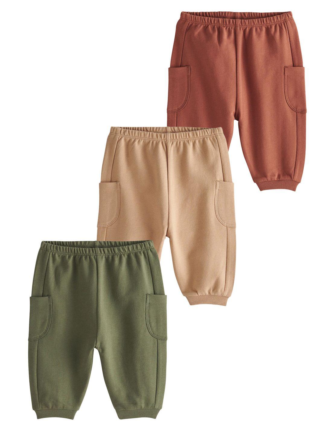 next boys pack of 3 pure cotton joggers
