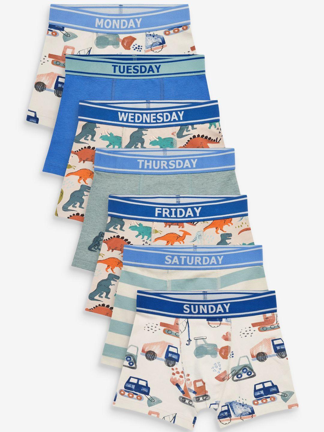 next boys pack of 7 printed trunk a32623