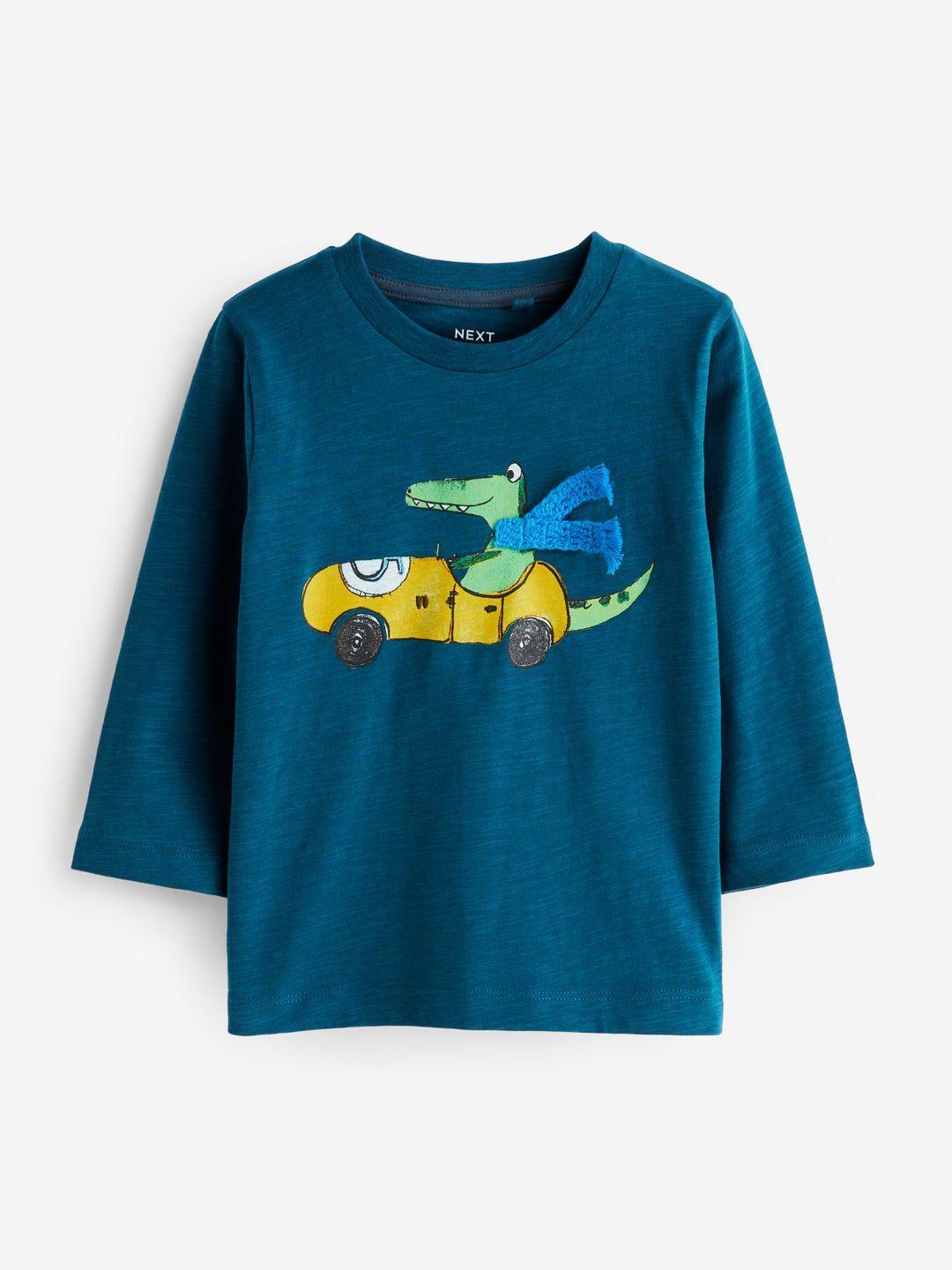 next boys printed pure cotton t-shirt