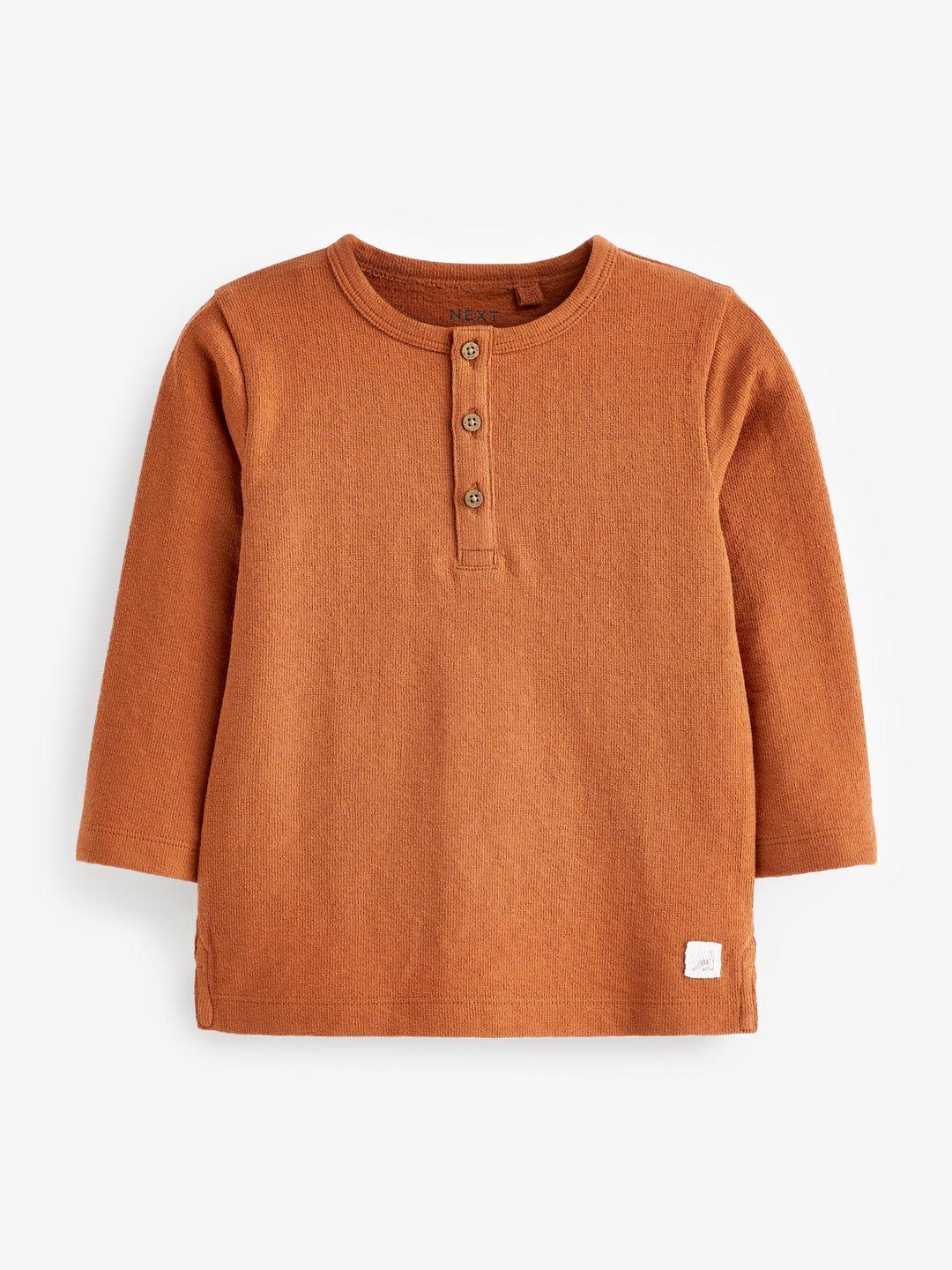 next infant boys solid henley neck t-shirt