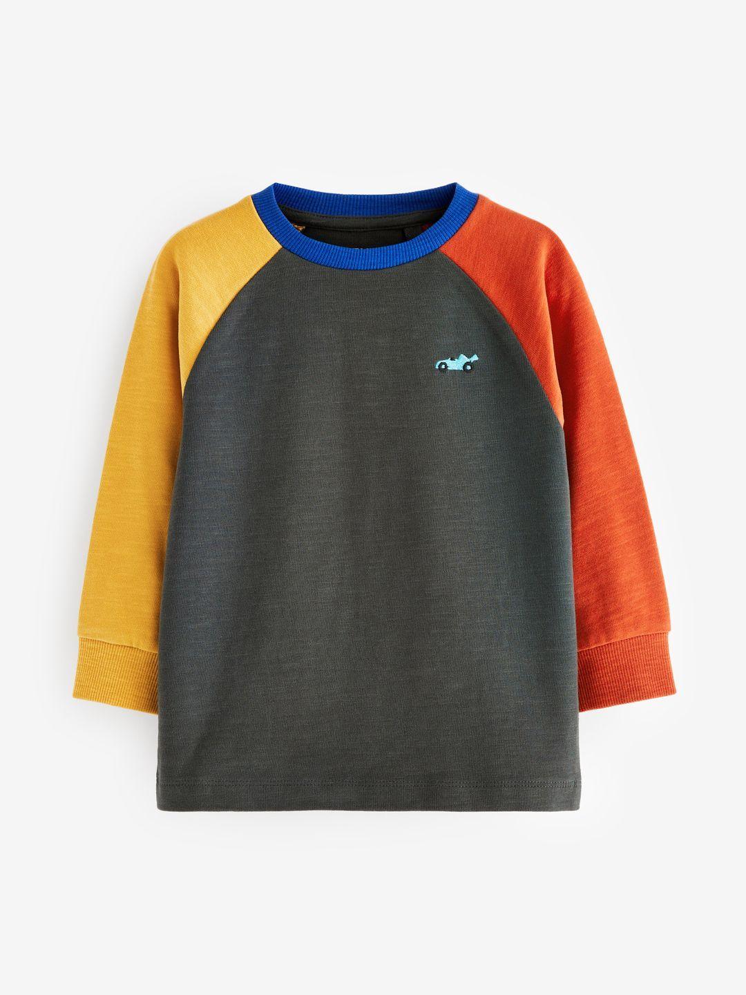 next infant boys solid pure cotton t-shirt