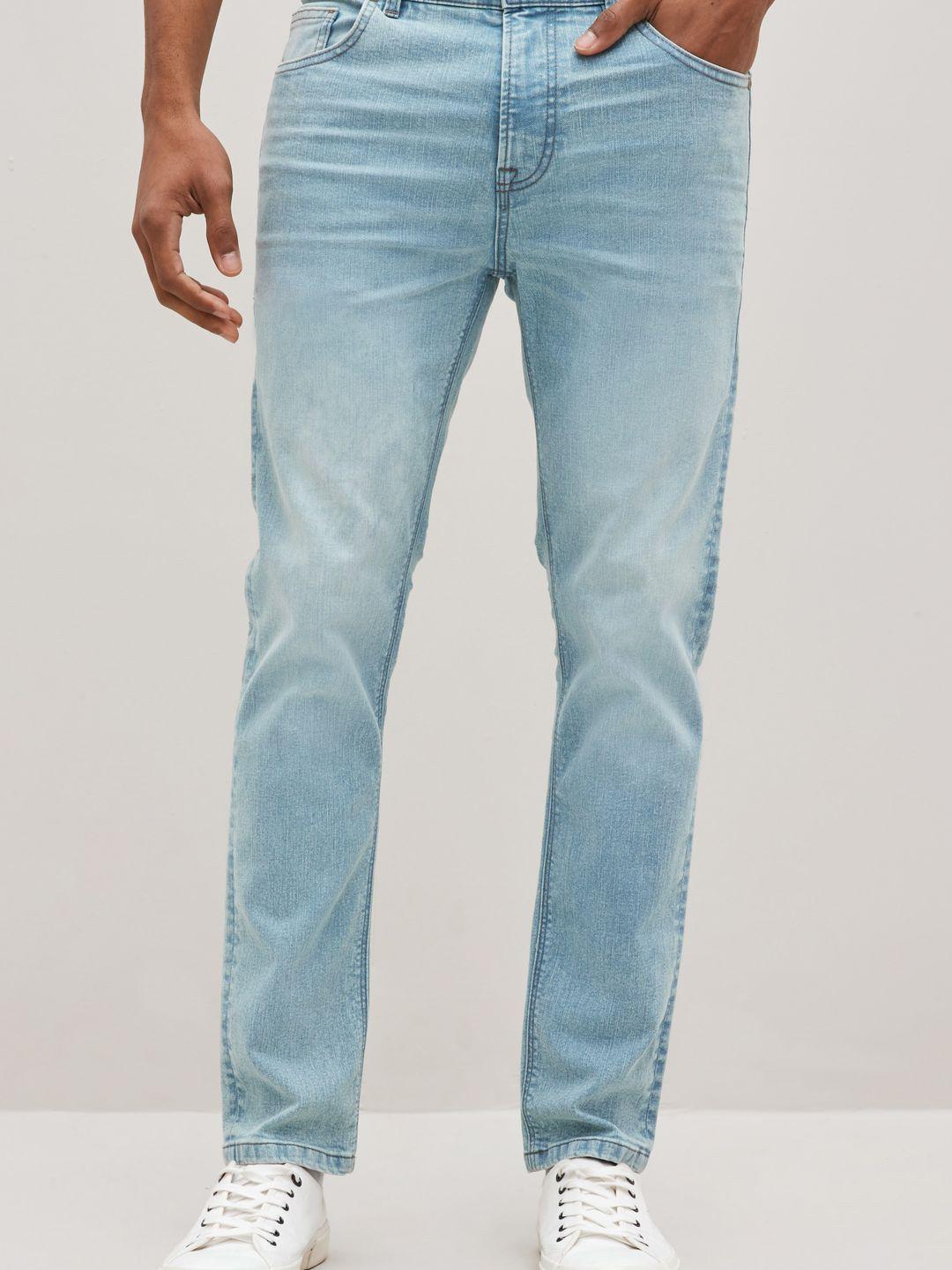 next men heavy fade stretchable mid-rise jeans