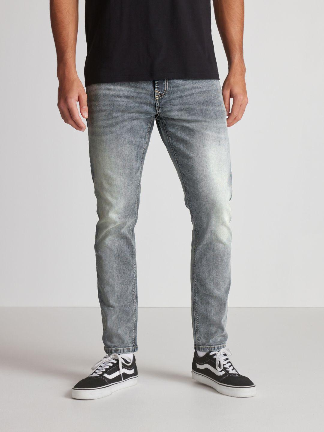 next men slim fit heavy fade stretchable jeans