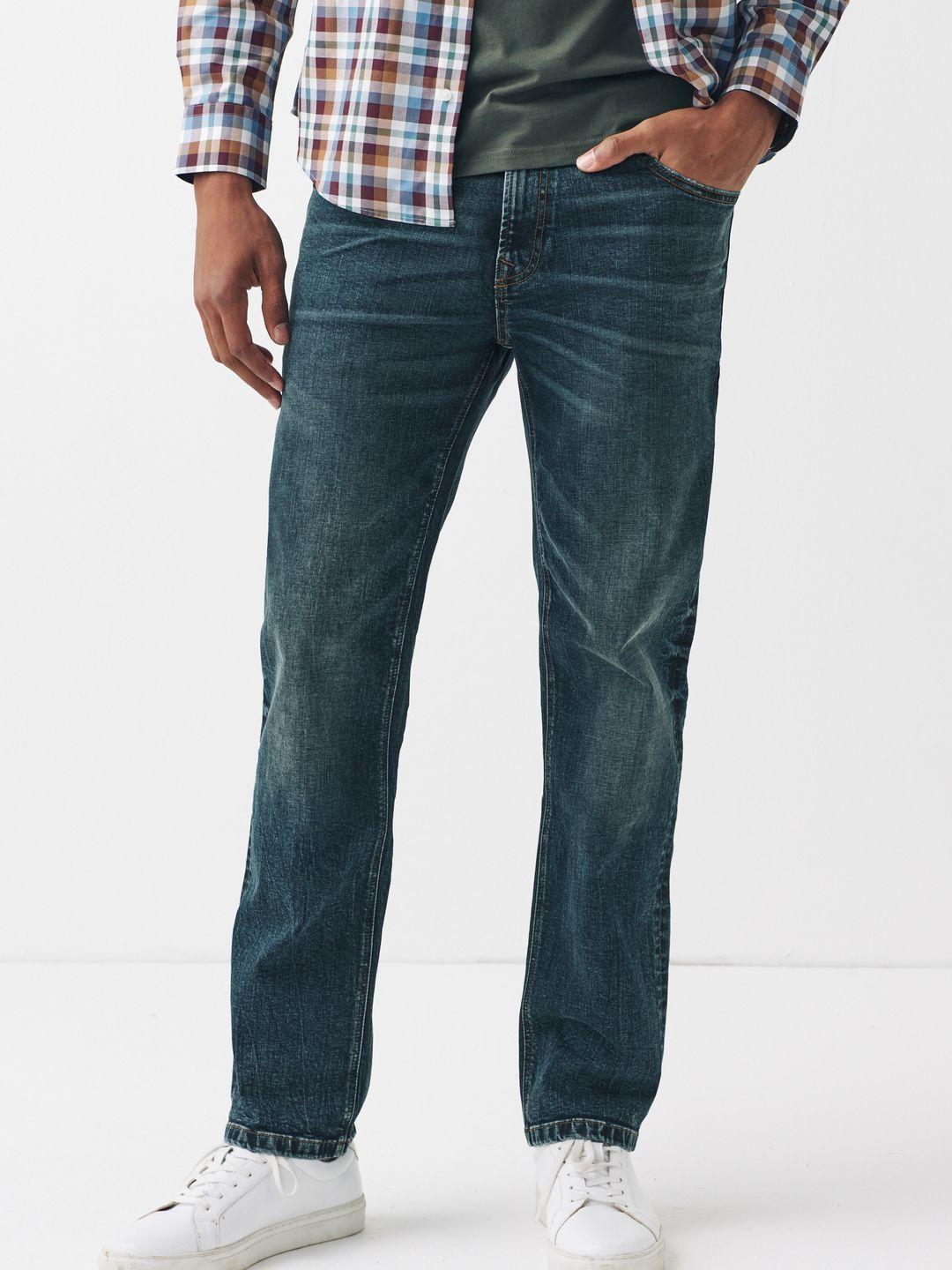 next men straight fit light fade stretchable jeans