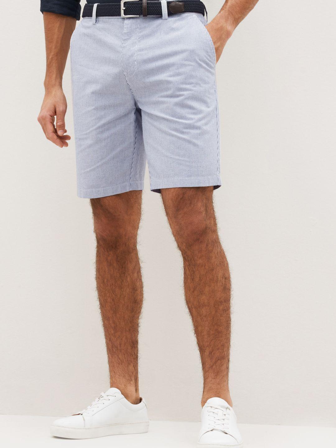 next men striped pure cotton chino shorts comes with a belt