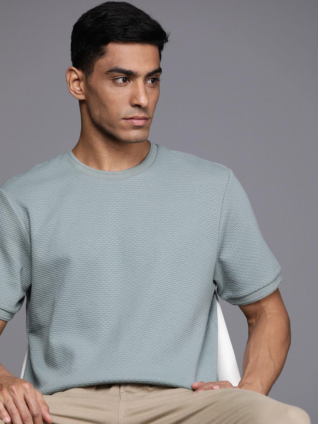 next men textured t-shirt