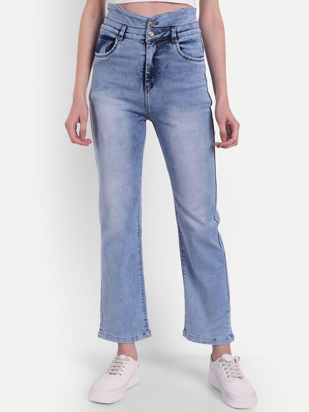 next one comfort high-rise heavy fade cotton jeans