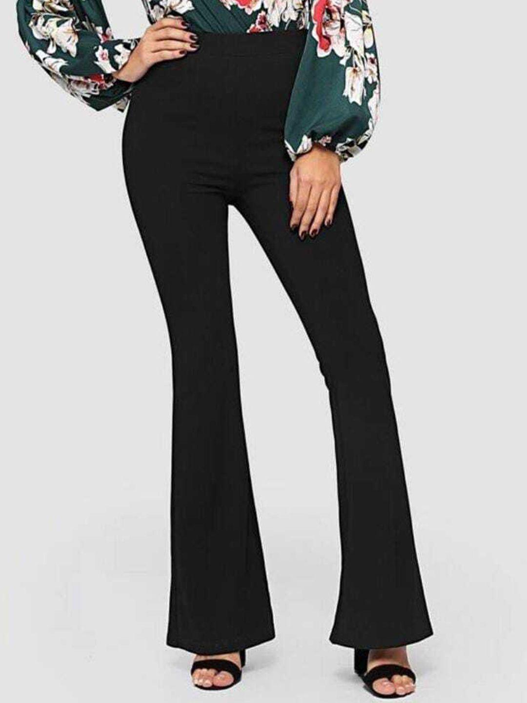 next one women relaxed fit bootcut high-rise trousers