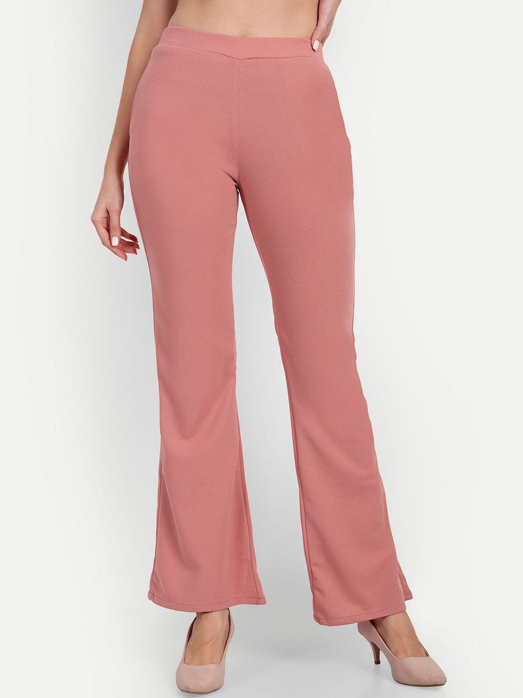 next one women relaxed flared high-rise non iron bootcut trousers
