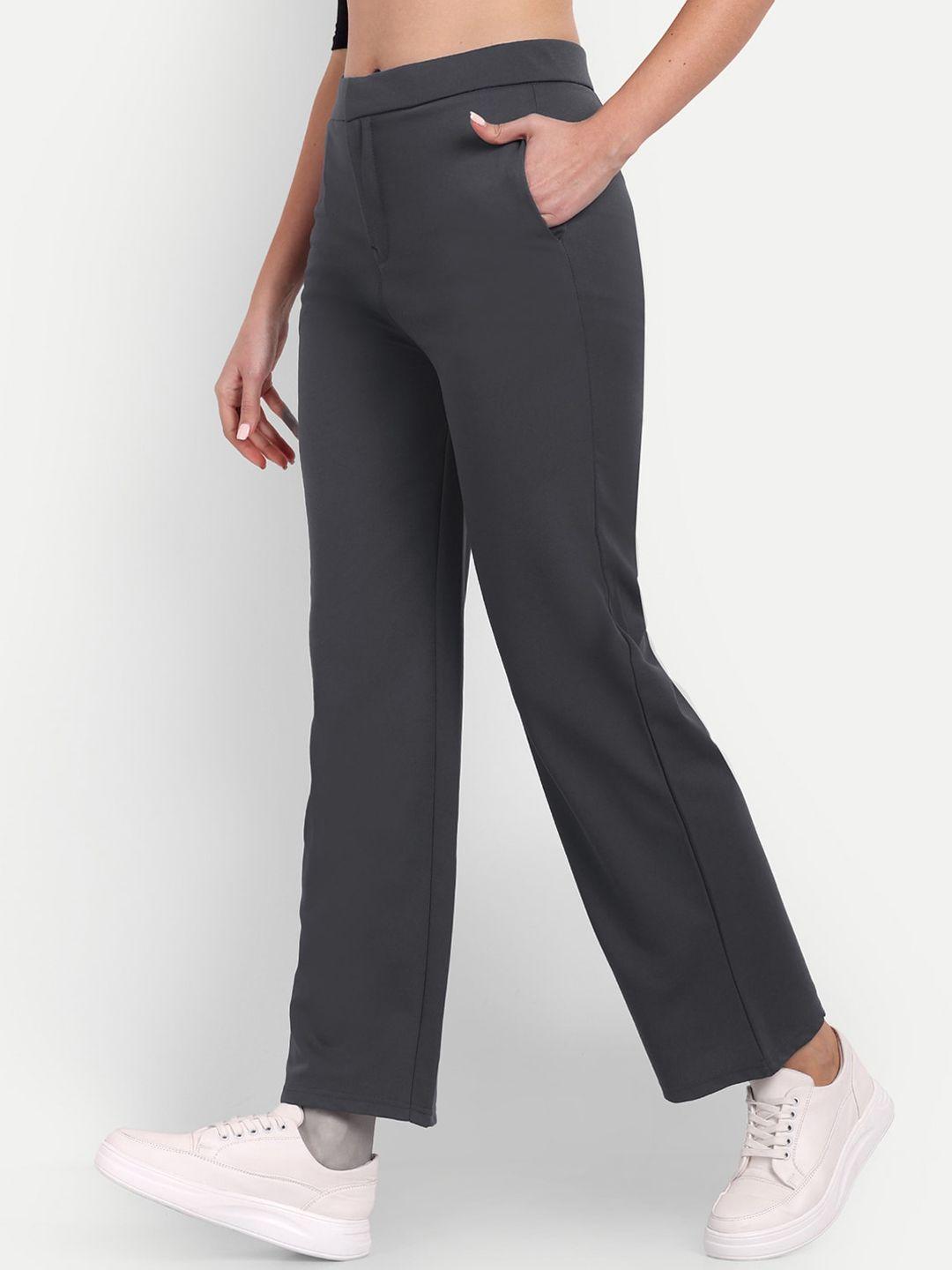 next one women relaxed straight fit high-rise easy wash parallel trousers