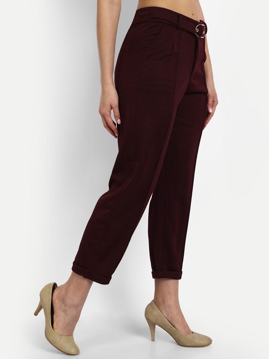 next one women relaxed straight leg loose fit high-rise easy wash formal trousers