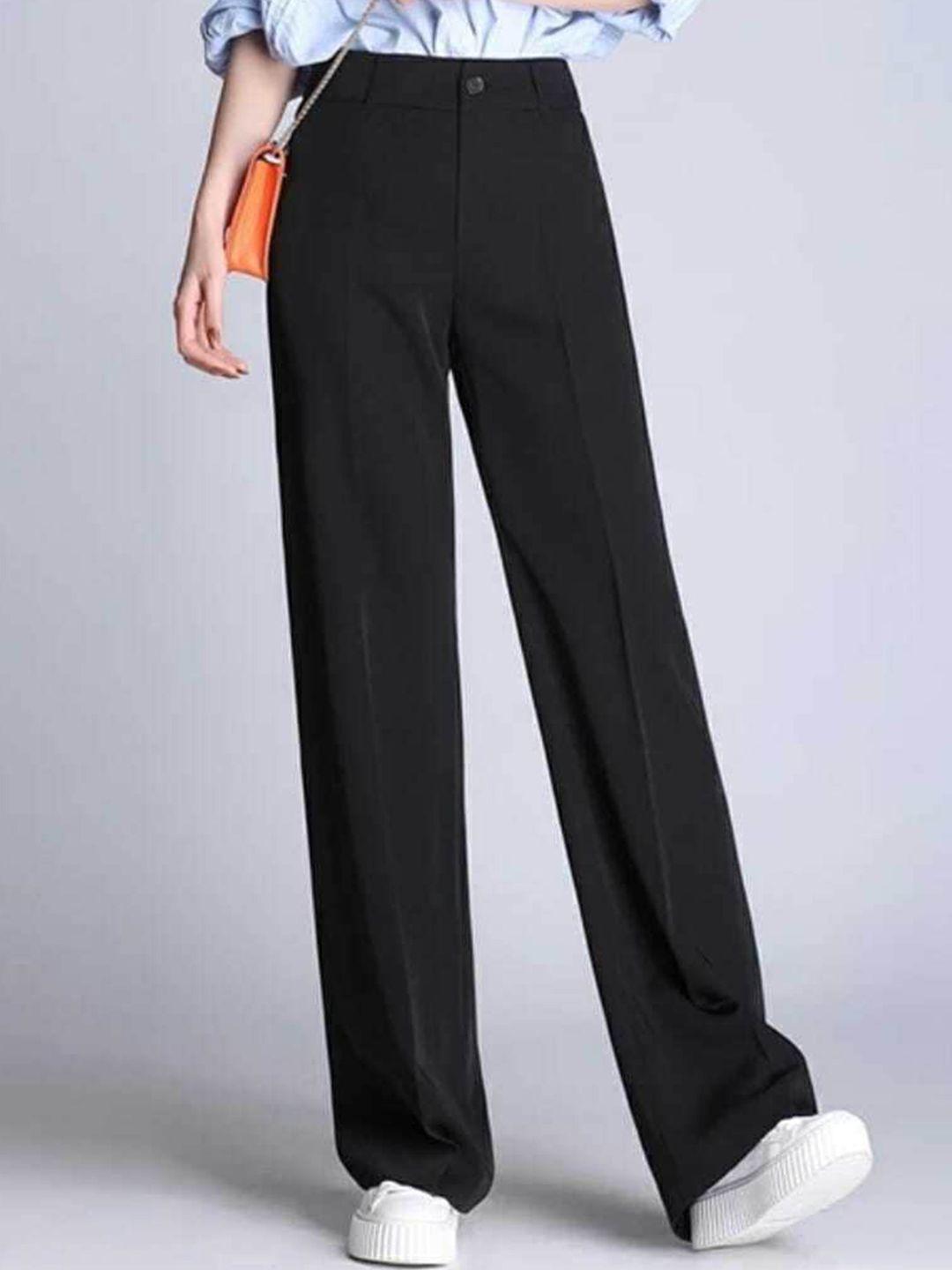 next one women relaxed straight leg loose fit high-rise easy wash trousers