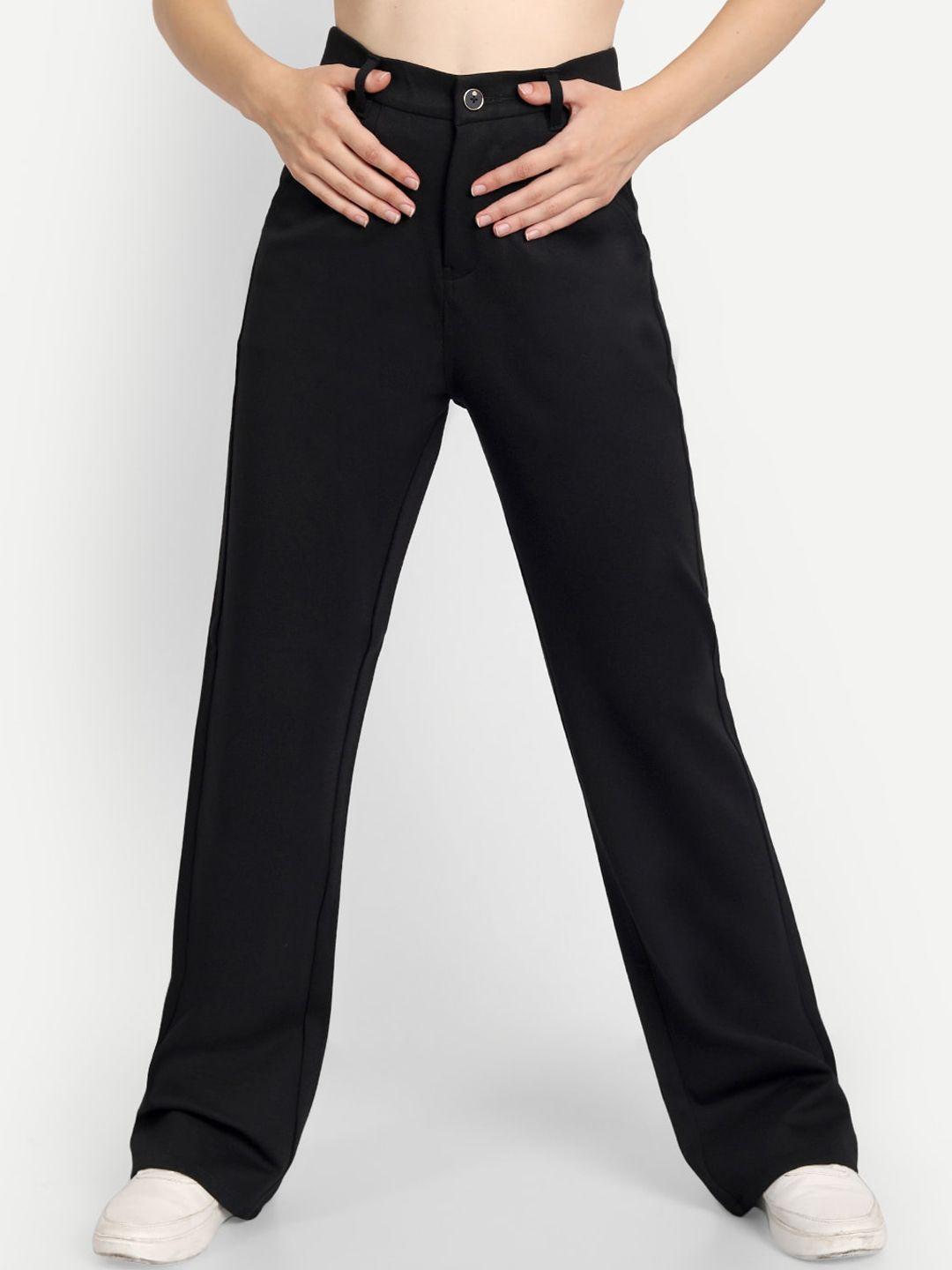 next one women relaxed straight leg loose fit high-rise easy wash trousers