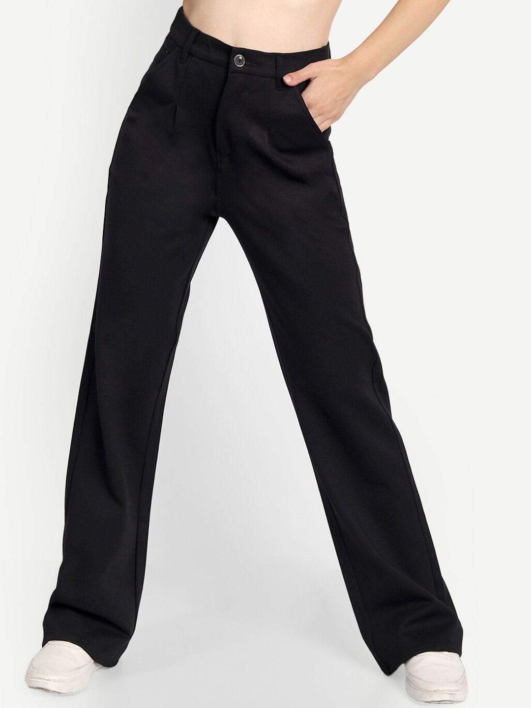 next one women relaxed straight leg loose fit high-rise easy wash trousers