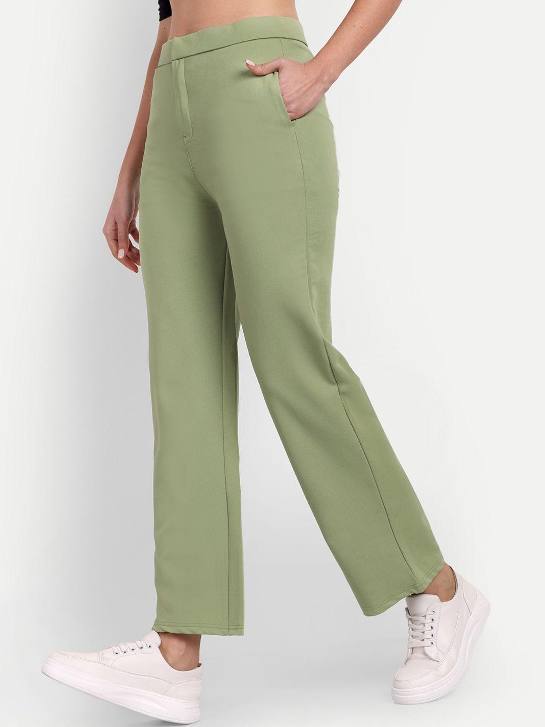 next one women relaxed straight leg straight fit high-rise easy wash trousers