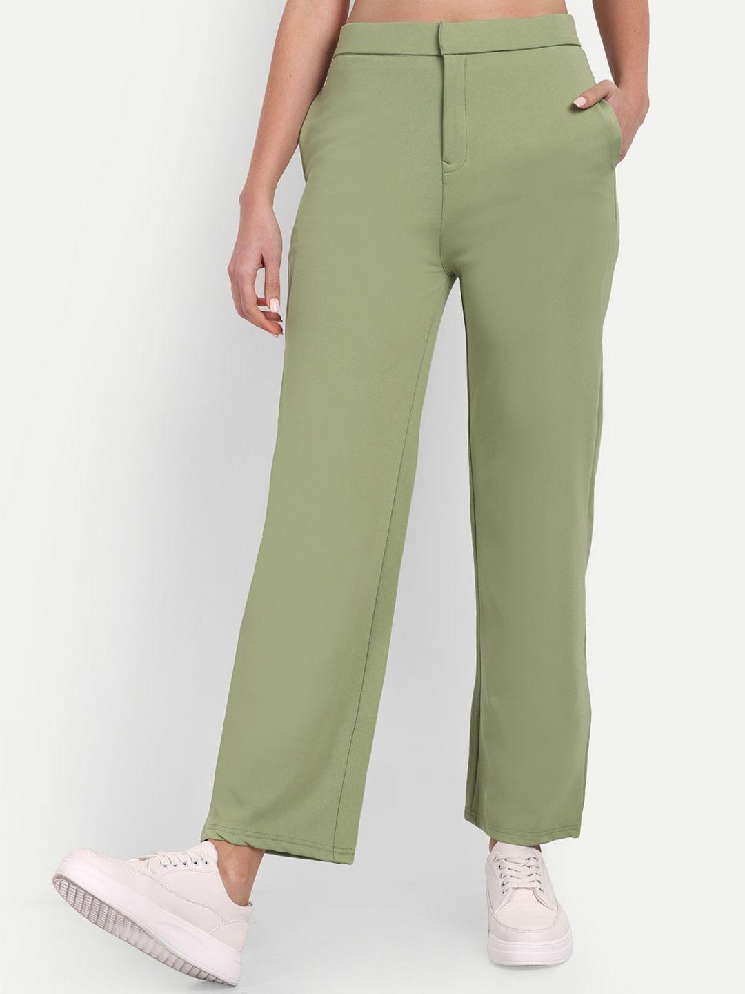 next one women relaxed straight leg straight fit high-rise easy wash trousers