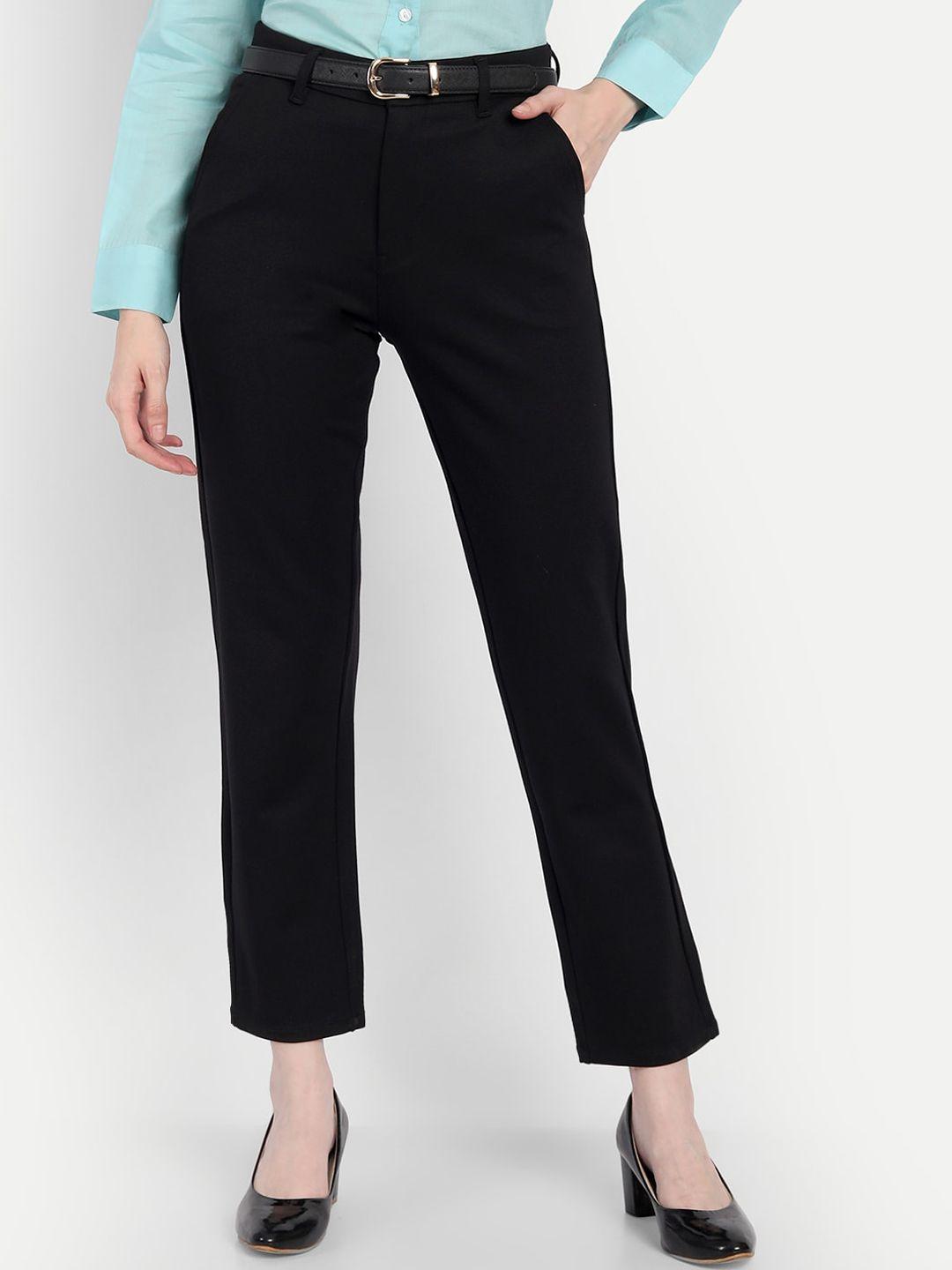 next one women slim fit high-rise stretchable formal trousers